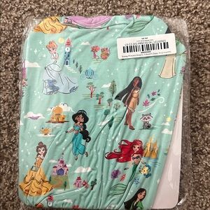 Disney Princess Baby Outfit in Aqua and Multicolor